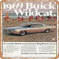 Metalni znak - Buick Skylark Nije čudesni vlasnici Buick-a Nastavite prodavati Buicks za US Vintage ad - Vintage Rusty Look