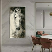 Fule bijeli konjski platno slikanje zid umjetnosti nordijski poster otisci Decork slika bez nameđenog