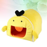 Zimska topla žuta patka kućni ljubimac kavez za spavanje koji se može ukloniti za kućne ljubimce za