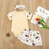 Haljina za djevojke djevojke djevojke Ljetna haljina cvjetna cvijeta Mini beba odjeća za dijete Solid