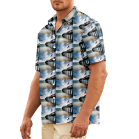 4. jula Muška havajska majica USA Nacionalna košulja za zastave 3D košulja Daily Short rukava Ispiši