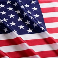 Monfince Američka zastava Crvena linija zastava sa mesingam grombota Poliester dvostrana štampana zastava