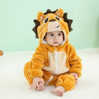 Unise Baby Romper Winter Jesen Flannel Toucsit Animal Cosplay Outfits