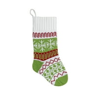 Veki božićne čarape Božićni bomboni ukrašavanje pletenih zaliha čarapa za čarape Poklon Početna Dekor