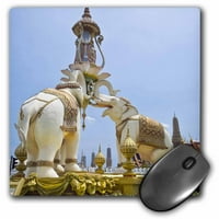 3Droza Tajland, Bangkok, trostruki slonova statuu - AS bth - Brenda Tharp, jastučić za miš, po