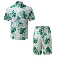 CLlios Havajske košulje za muškarce Clearians, Ležerne prilike za kalupljenje kariranja Kardigan Ispis