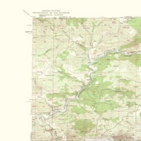 Mapa Topo - Copca California Quad - USGS - 23. 30. - Matte platno