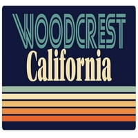 Woodcrest California Frižider Magnet Retro Design