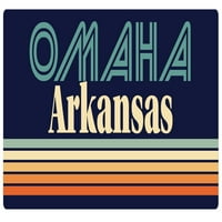 Omaha Arkansas Vinil naljepnica za naljepnicu Retro dizajn