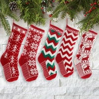 Božićna čarapa lutka čarapa Santa Candy poklon torbe Xmas Tree Viseći dekor