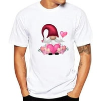 Majice za muškarca Muške modne slobodno vrijeme Sports Valentine Pamuk Ispis majica kratkih rukava