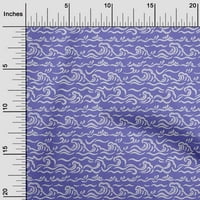 Onuproone poliesterska šljaka ljubičasta tkanina azijska japanska valna tkanina za šivanje tiskane ploče od tiskane od dvorišta široko