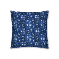 TsMartart @. Blue Paisley Poliester kvadratni jastučni jastuk