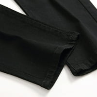 Veliki ušteda za oca, AXXD zatvarač zatvarača Čvrsta isprana rastezanja traperice hlače hlače za muškarce