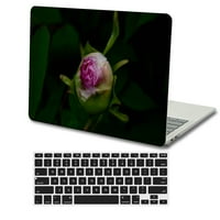 Kaishek tvrda futrola samo za - izdanje najnovije macbook Pro S Touch bar + crni poklopac tastature Model: A1707 Cvijet 0919