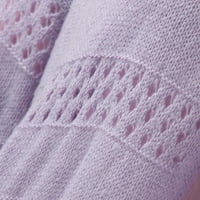Ženski džemperi Jesen Trendy Pletene dugih rukava Otvoreno Prednji labav elegantan topli prevelirani
