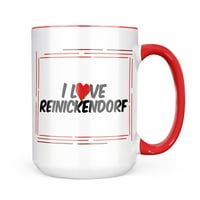 Neonblond I Love Reinickondorf šalica za ljubitelje čaja za kafu