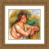 Pierre Auguste Renoir Matted Gold Ornate uokvirene umjetnosti 'Studija gole'
