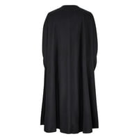 Giligiliso Clearence Ženska modna zimska puna gumba za šal ogrtač Cloak rever-vrat pleteni kaput