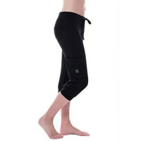 AirPow casual pantalone sa džepovima Ženska vježba Out Stretch Stretch Struk dugme Pocket Yoga teretane