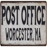 Worcester, MA Poštanski znak Vintage 206180011120