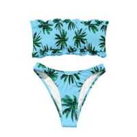 Kvalitet struka kupaćeg kostimi Bikini set niskog drveća od čipke otisnute nagle kokoa kupaće kostimi