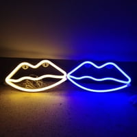 Anvazise Neon lagane ulovke u obliku LED-a LED neonski znak Zidne ukras zida Poklon za spavaću sobu