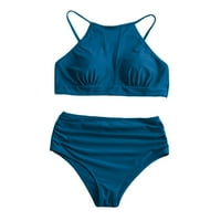 Ženska Split kupaći kostimi modni ženski podijeljeni kupaći kostimi Svestrani bikini mrežasti viseći