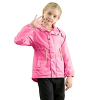 Odjeća za dijete Dječje dječake Djevojke Zimski kaput s džepom s kapuljačom s kapuljačom Toddler patentna