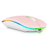 U lagana tastatura i miš sa pozadinom RGB svjetla, višestruko tanka punjiva tastatura Bluetooth 5. i
