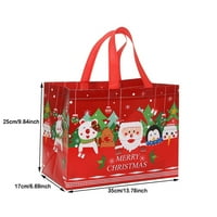 Božićna zabava isporučuje božićne torbe s ručicama bagmultifunkcionalne božićne torbe za poklone zamotavanje trgovačkih potrepština isporučuje božićne ukrase b