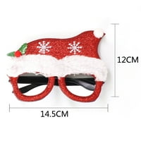 Slatke ukrasne naočale Atraktivne realne izdržljive realističke božićne naočale za hotelsku bijelu krpu,