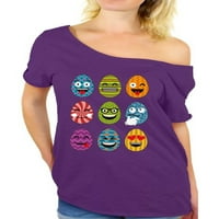 Neugodni stilovi Emoji Emoji Off Shirt Majica Uskrs Majica Funny Easter Pokloni za njezino uskršnje
