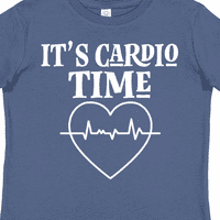 Inktastično srce Heart Health Cardio Time Fitness Poklon Dječak malih majica za mališač ili majica Toddler