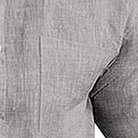 Fonwoon muške vrhove V-izrez majica Pamučna i posteljina mladost labav stand-up košulja Ležerne košulje
