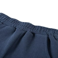 Capreze Kids pantalone ravne pantalone za noge Auto print jogger pant baggy duksevi elastični dno struka sive