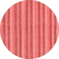 Ahgly Company u zatvorenom okrugli orijentalni crveni modernim prostirkama, 5 'okruglica