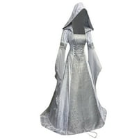 Ženska gotička haljina sa srednjovjekovnim kostima za kapuljaču Renesansa haljina viktorijanska haljina