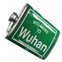Flask Green Road znak Dobrodošli u Wuhan