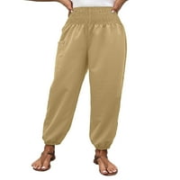 Sprifallbaby ženske harem joga hlače naglašene salonske hlače na plaži u komfor o treninzima sa džepom