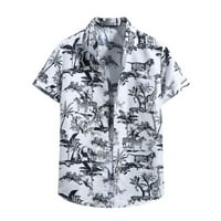 Majica Labakihah za muškarce Muški kardigan kratki rukav Havajska majica na plaži Muška kornjačka košulja