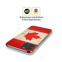 Dizajni za glavu Vintage zastave Kanada Kanadski kanadski javorov list Mekani gel Case kompatibilan