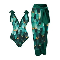 Ženski kupaći kostimi kupaći kostimi + prikrivanje dva vintage kupaći kostim monokini bikini kupaći