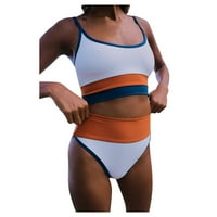 Ženski kupaći kostimi Tummy Control Plus size Coleit Coveruit Bandeau zavoj bikini set Push-up brazilski