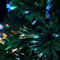 Htovila Umjetno božićno drven Green Ft Fiber optički