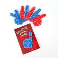 Mini penasti prsti Eva pjene navijačke rukavice 6x 2,36x3.94 '' Otvori Essentials Cheerleading Pribor