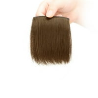 Sintetička isječak za kosu Nevidljivi isječak u kosi viku kosu u kosi Ženski kratki ravni nevidljivi