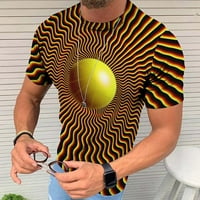 Ayolanni Muška unise dnevna majica 3D grafički grafički otisci životinjski print dugih rukava Ležerne prilike Bloue