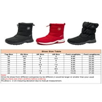 Lacyhop Unise Travel Neklizajuće zimske tople cipele Debele ruke čizme s vodootpornim čvrstim snežnim