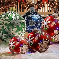 Gigni božićni namet - džinovski božićni udarci ukrasi, PVC ukrašene božićne kuglice sa pumpom - odmor